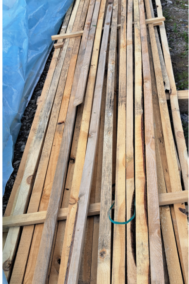 Statybinė mediena 25x50x6000  nukainota
